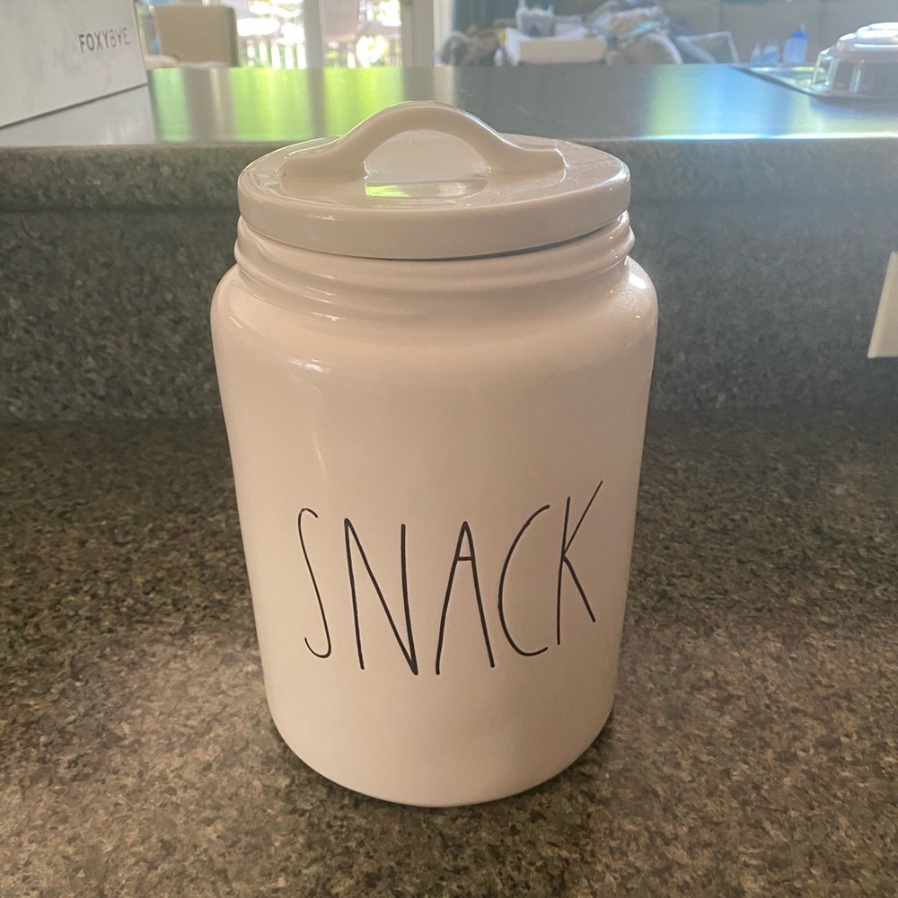 Rae Dunn Large Snack Canister